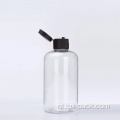 Groothandel plastic cilinderfles met fancy plastic lotionpomp dispenser voor body crème shampoo verpakking